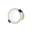 Brand, 5/8W, Triac Dimmable 4CCT LED Fire Rated Downlight, White Inner, Cut Out: 70mm, 800lm, 60° Deg, IP65, 5yrs Warranty