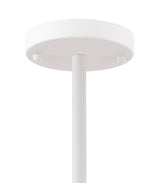 Brown Telescopic 5 Light, 5 x E27, Sand White/Satin Nickel/White
