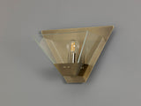 Buckley Wall Lamp, 1 Light E14, Antique Brass