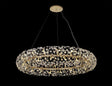 Byrne Pendant 1.4m 36 x G9 French Gold/Crystal, Item Weight:19.4kg)