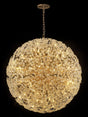 Byrne Pendant 1.5m Sphere 84 x G9 French Gold/Crystal