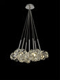 Byrne 7 x G9 1.5m Cluster Pendant With Polished Chrome/Crystal Shade