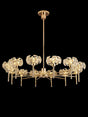 Byrne 12 x G9 Telescopic Light With French Gold/Crystal Shade
