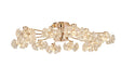 Byrne French Gold 12 x G9 Flush Light French Gold & Crystal Shade