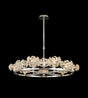 Byrne Polished Chrome 8 + 4 Light Round G9 Telescopic Light Polished Chrome & Crystal Shade
