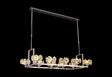 Byrne Polished Chrome 10 Light Rectangle G9 Telescopic Light Polished Chrome & Crystal Shade