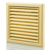 Plastic Vented Fixed Blade Air Ventilation Louvred Grille 100mm/4"