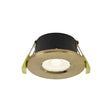 Channon 4/6/8W, Triac Dimmable 4CCT LED Fire Rated Downlight, Antique Brass Round Fixed, 400-800lm, IP65 DRIVER INC.