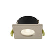 Channon 4/6/8W, Triac Dimmable 4CCT LED Fire Rated Downlight, Satin Nickel Square Fixed, 400-800lm, IP65 DRIVER INC.