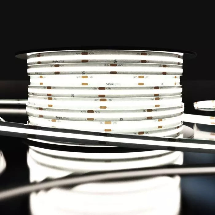 IP67 LED TAPE 11W PER M 6000K 24V COB