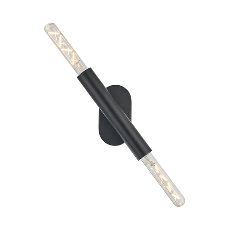 Cohen 2 Light Adjustable Ceiling/Wall E27, Satin Black