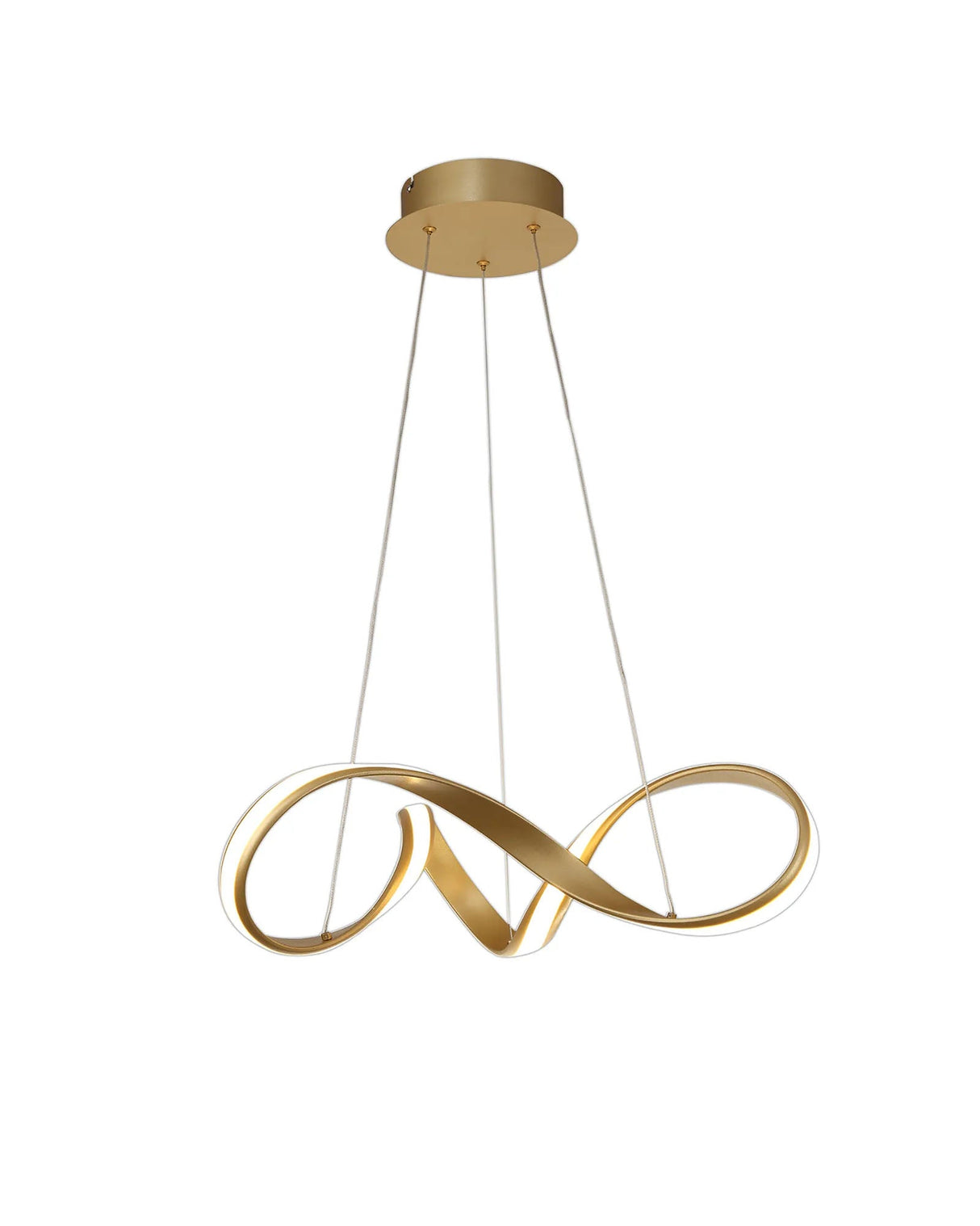 Collins Dimmable Small Pendant, 30W LED, 3000K, Sand Gold