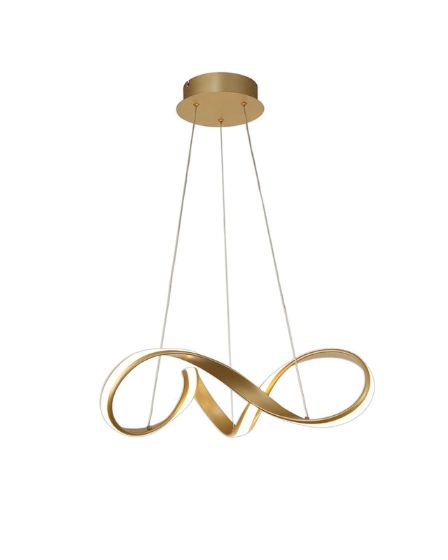 Collins Dimmable Small Pendant, 30W LED, 3000K, Sand Gold