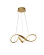 Collins Dimmable Small Pendant, 30W LED, 3000K, Sand Gold