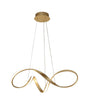 Collins Dimmable Medium Pendant, 39W LED, 3000K, Sand Gold