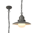 Corrigan Pendant 1 Light IP44 Dark Grey/Black