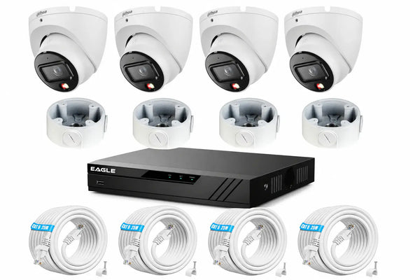 Dahua IP 4-Camera CCTV Kit 6MP (No Hard Drive)