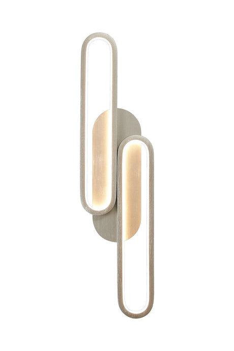 Dossena Wall Lamp, 3 Step Dimming, 18W LED, 3000K, 1100lm, Matt Satin Nickel, 3yrs Warranty