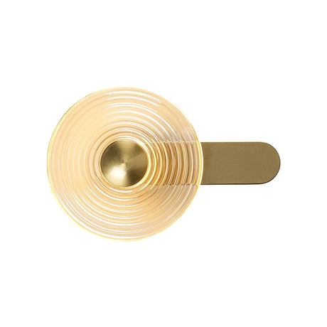 Douglas Wall Lamp, 1 x 7W LED, 3000K, 426lm, Brass/Amber, 3yrs Warranty