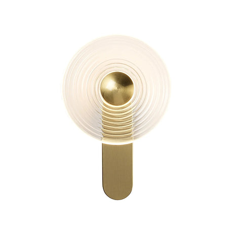 Douglas Wall Lamp, 1 x 7W LED, 3000K, 426lm, Brass/Clear, 3yrs Warranty