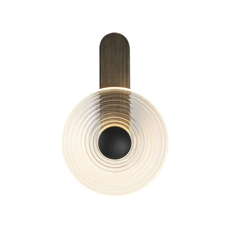 Douglas Wall Lamp, 1 x 7W LED, 3000K, 426lm, Bronze/Clear/Satin Black, 3yrs Warranty