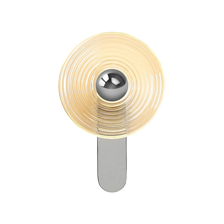 Douglas Wall Lamp, 1 x 7W LED, 3000K, 426lm, Chrome/Amber, 3yrs Warranty