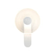Douglas Wall Lamp,1 x 7W LED, 3000K, 426lm, Satin White/Clear, 3yrs Warranty