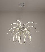 Dyce Large Pendant, 20 x 4.5W LED, 3000K, 2549lm, Polished Chrome, 3yrs Warranty
