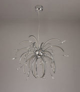 Dyce Large Pendant, 20 x 4.5W LED, 3000K, 2549lm, Polished Chrome, 3yrs Warranty