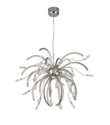 Dyce Large Pendant, 20 x 4.5W LED, 3000K, 2549lm, Polished Chrome, 3yrs Warranty