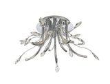 Dyce Medium Celing, 10 x 3.5W LED, 3000K, 1146lm, Polished Chrome, 3yrs Warranty