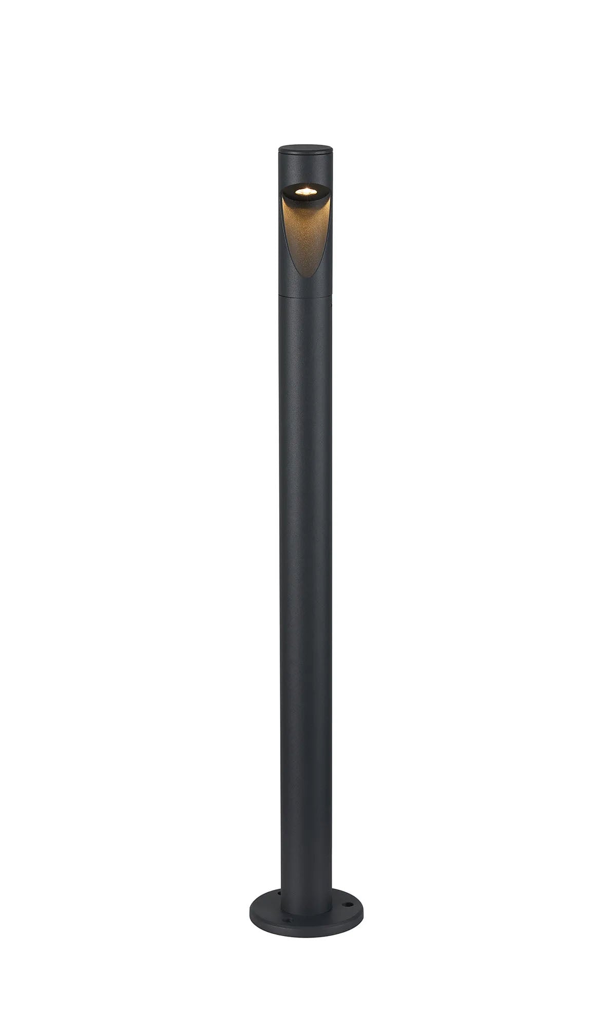 Eastham 24V DC Post Lamp, Asymmetric Lens For Wide Beam, 3W LED, 3000K, c/w 1m Cable, Male Connection, IP65, Anthracite, 3yrs Warranty