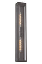 Eboue 915mm Flush Wall Lamp, 2 x E27, IP54, Anthracite