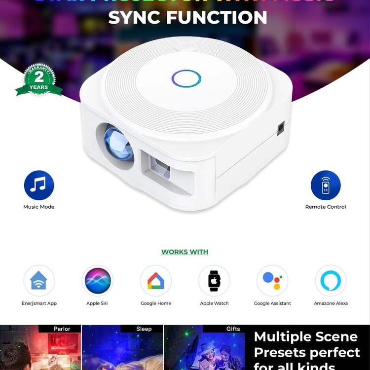Smart star projector