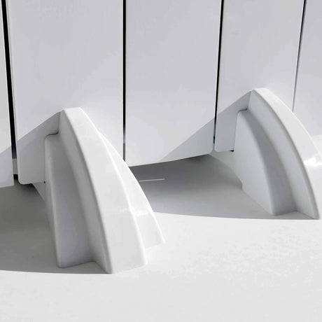 Ecostrad Universal White Radiator Feet for iQ Ceramic Heaters - iQCFeet