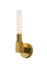 Ferdinand 1 Light Wall, E27, IP44, Antique Brass