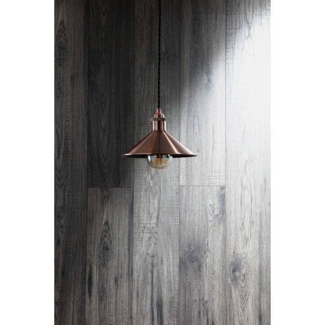 INL-33818-ACOP Rigel Small Conical Diner Shade Only Ant Copper