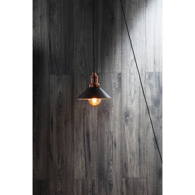 FORUM LIGHTING INL-33818-MBLK Rigel Small Conical Diner Shade Only Matt Black