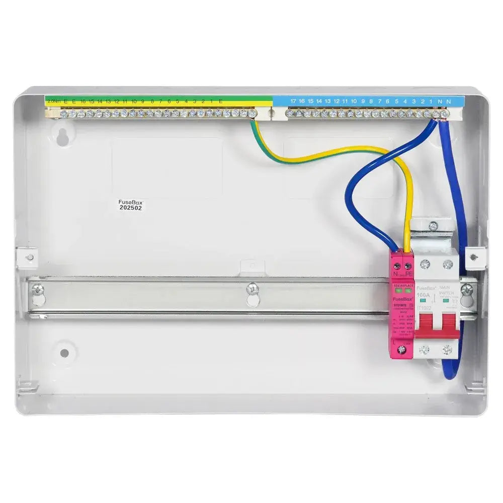 FuseBox F3015MZ 15 Way RCBO Consumer Unit + Surge Protection