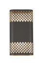 Galloway Wall Lamp With 160 x 305mm Mesh Diamond Pattern Shade, 2 x 6.5W LED, IP65, Anthracite