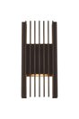 Galloway Wall Lamp With 140 x 300mm Open Spokes Shade, 2 x 6.5W LED, 3000K, lm, IP65, Cacao, 3yrs Warranty