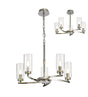 Gates Pendant/Semi Flush, 5 x E14, Polished Nickel