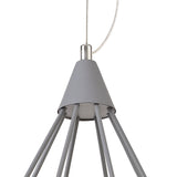 Greenwood Large Diamond Pendant, 1 x 10W LED, 3700K, Matt Grey, 3yrs Warranty