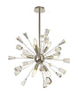 Rogan Pendant Sputnik, 9 x E14, Polished Nickel/Crystal