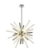 Hamilton Pendant 16 x G9, Smoked & Frosted/Polished Chrome