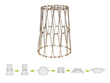 Harris, 30cm Non-Electric French Gold Adjustable & Flexible Shade