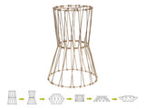 Harris, 40cm Non-Electric French Gold Adjustable & Flexible Shade