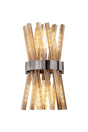 Harris 2 x E14, Wall Light E14, Polished Nickel/Champagne Glass