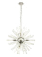 Harris 10 x E14, Round Pendant Polished Nickel/Clear Glass