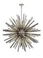 Harris 32 x E27, Round Pendant Polished Nickel/Smoke Glass